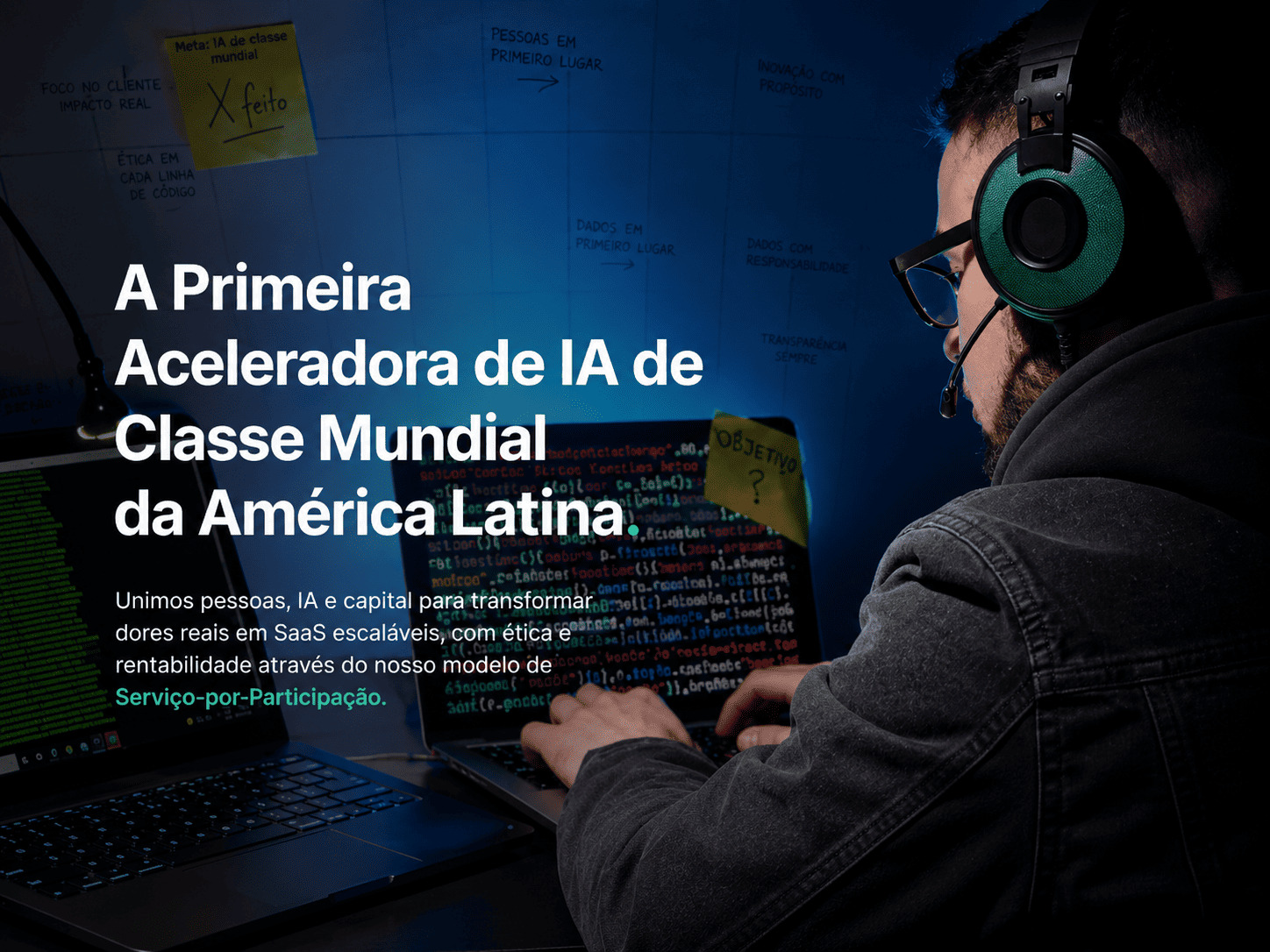 Time de produto e engenharia estrutura tecnologia de IA para sustentar uma operação SaaS